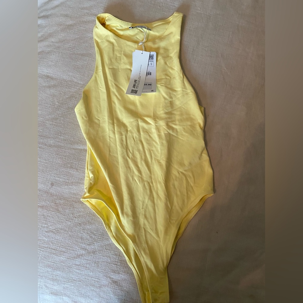 Zara Yellow Bodysuit